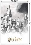Harry Potter Illustrated Hogwarts Wall Poster Bundle