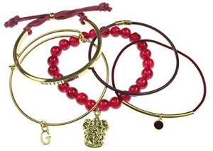 Gryffindor Arm Party Bracelet Set - Red & Gold