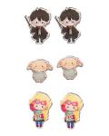 Harry Potter Chibi Character Stud Earrings Set
