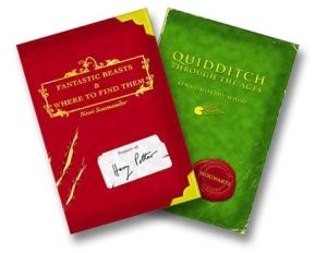 Harry Potter Schoolbooks: Quidditch & Fantastic Beasts