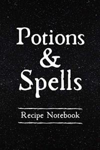 Witch Themed Recipe Notebook for Potions and Spells