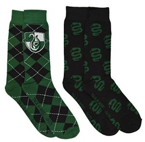 Slytherin House Men's Crew Socks - 2 Pack