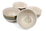 Hogwarts Crest Ceramic Bowl Set with 4 Bowls