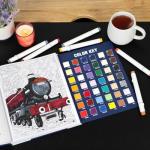 Harry Potter Color-by-Number Activity Book