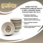 Hogwarts Crest Ceramic Bowl Set with 4 Bowls