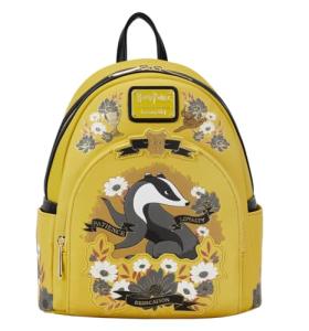Loungefly Hufflepuff Floral Tattoo Mini Backpack