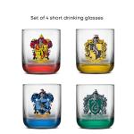 Harry Potter House Pride Drinking Glasses Set of 4