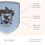 Hogwarts House Pride Small Paper Plates - 8 Pack