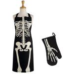 Harry Potter Skeleton Apron & Oven Mitt Set
