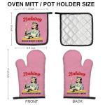 Funny Harry Potter Oven Mitts and Pot Holders Set