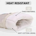 Funny Skeleton Oven Mitts Set for Spooky Bakers