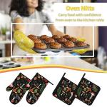 Harry Potter Mushroom Oven Mitts and Apron Set