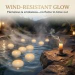 Flameless LED Floating Candles - 24 Pack