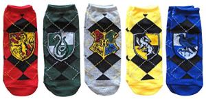 Harry Potter House Crests 5 Pack Ankle Socks