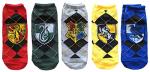 Harry Potter House Crests 5 Pack Ankle Socks