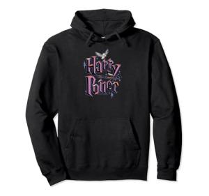 Harry Potter Multicolor Logo Purple Hoodie