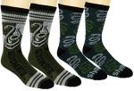 Harry Potter 2-Pack Athletic Socks (Green)