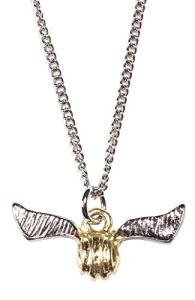 Golden Snitch Necklace for Harry Potter Fans