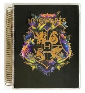 Harry Potter Floral Hogwarts Crest Undated Planner