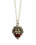 Gryffindor Lion Gemstone Pendant Necklace