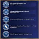 Harry Potter Silver Plated Bracelet with Charms