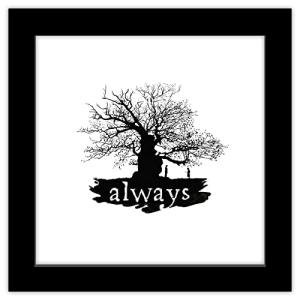 Harry Potter Always Wall Art Poster - Framed