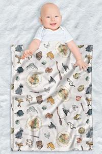 Harry Potter Whimsical Icons Baby Blanket 30"x40