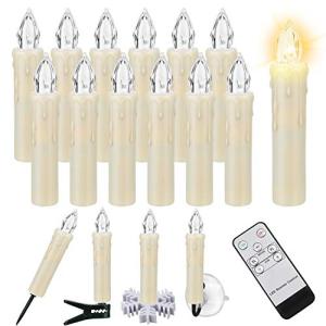 12-Pack Battery Operated LED Taper Candles