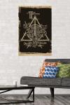 Harry Potter Deathly Hallows Brothers Symbol Wall Poster