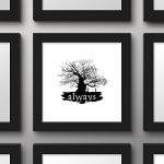 Harry Potter Always Wall Art Poster - Framed