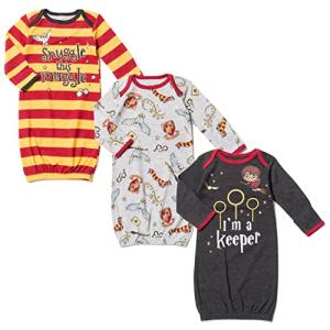 Harry Potter Hedwig Owl Baby Sleeper Gowns Set