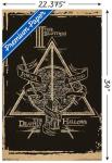 Harry Potter Deathly Hallows Brothers Symbol Wall Poster