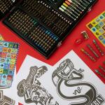 Harry Potter 130pcs Colored Pencils Art Set