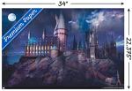 Harry Potter Hogwarts At Night Wall Poster