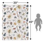 Harry Potter Whimsical Icons Baby Blanket 30"x40