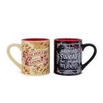 Harry Potter Marauder's Map Quotes Mug Set