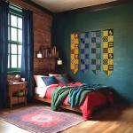 Harry Potter House Quidditch Flags Set of 4