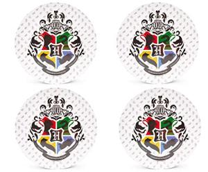 Hogwarts Crest Melamine Dinner Plates Set of 4