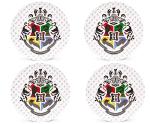 Hogwarts Crest Melamine Dinner Plates Set of 4