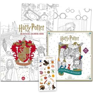 Harry Potter Coloring Books Set with Stickers