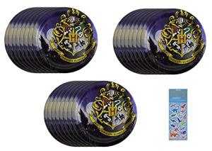 Harry Potter Birthday Party Supplies Bundle - 24 Plates