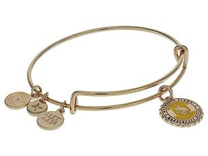 Hufflepuff Engravable Charm Bangle Bracelet