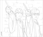 Harry Potter Watercolor Painting Set