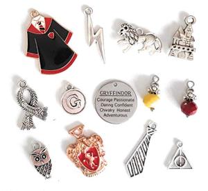 Hogwarts House Charms - Antique Silver Zinc Alloy
