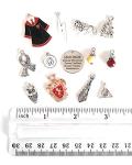 Hogwarts House Charms - Antique Silver Zinc Alloy