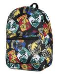 Hogwarts Houses Crest All Over Print Backpack