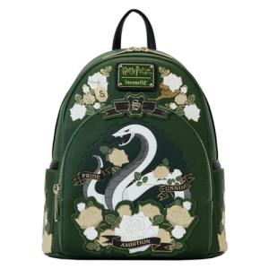 Loungefly Harry Potter Slytherin Floral Mini Backpack