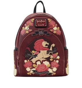 Gryffindor House Floral Tattoo Mini Backpack by Loungefly