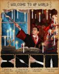 Floating Candles with Wand - 18 Pack Magic Decor