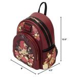 Gryffindor House Floral Tattoo Mini Backpack by Loungefly